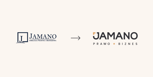 redesign logo Jamano, projekt CREATIVE HANDS