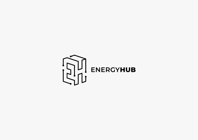 projekt logo Energy Hub wykonany przez CREATIVE HANDS
